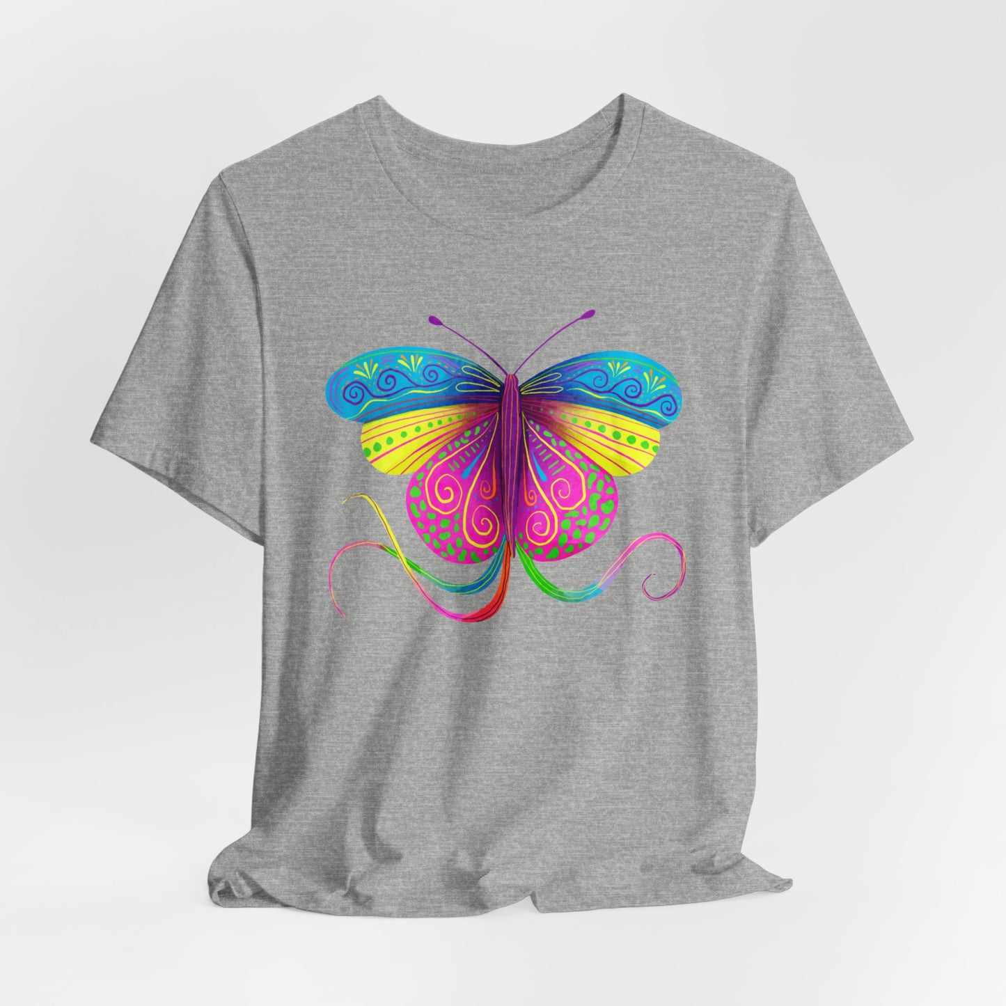 Butterfly T-Shirt For Mexican Folk Art T Shirt For Cinco de Mayo Watercolor TShirt