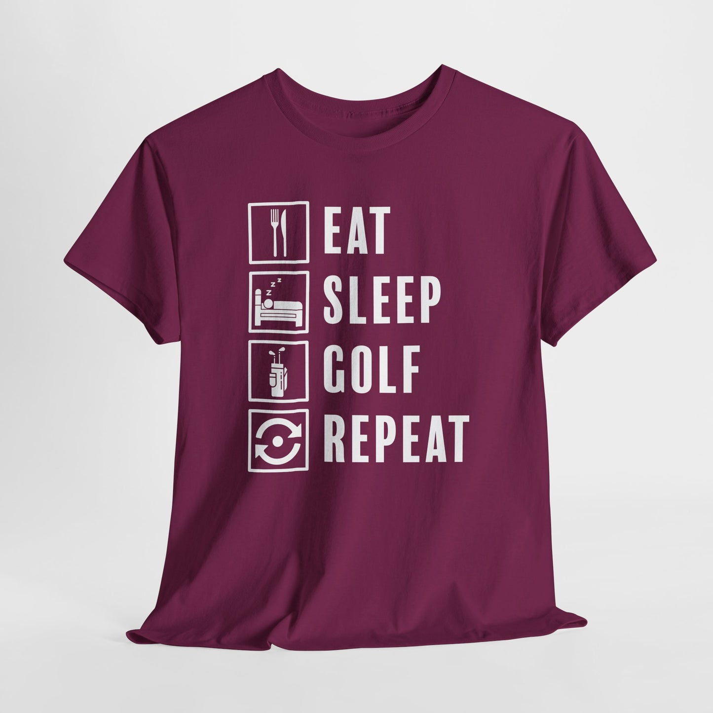 Golf Repeat T-Shirt For Links T Shirt For 18 Holes TShirt