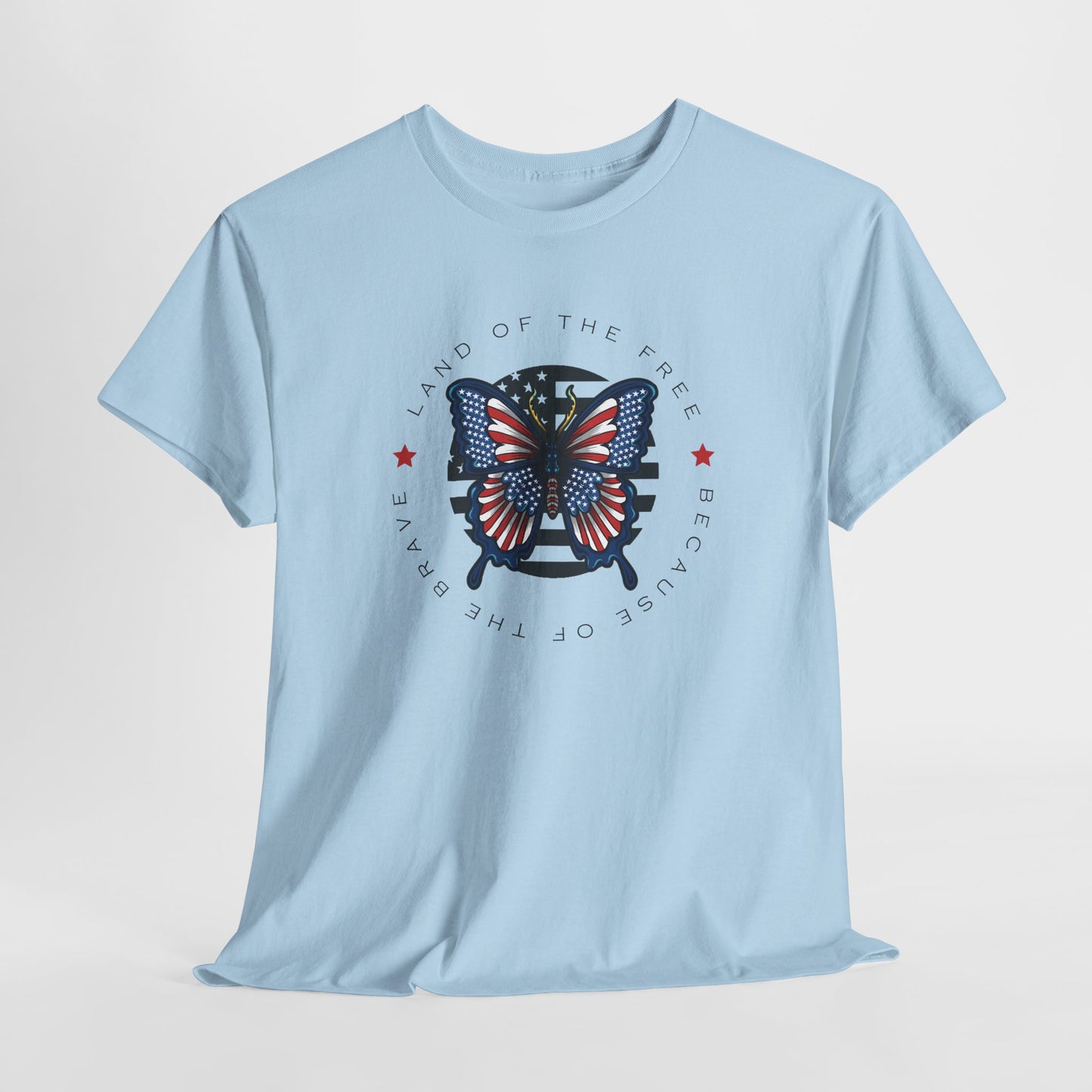 Patriotic T-Shirt For Conservative TShirt For 4th Of July T Shirt For Independence Day Shirt For Patriotic Gift Butterfly T-Shirt For Gift