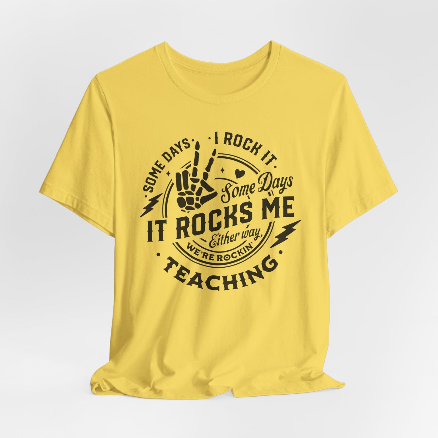 Teacher T-Shirt For Rockin' Education T Shirt For School TShirt