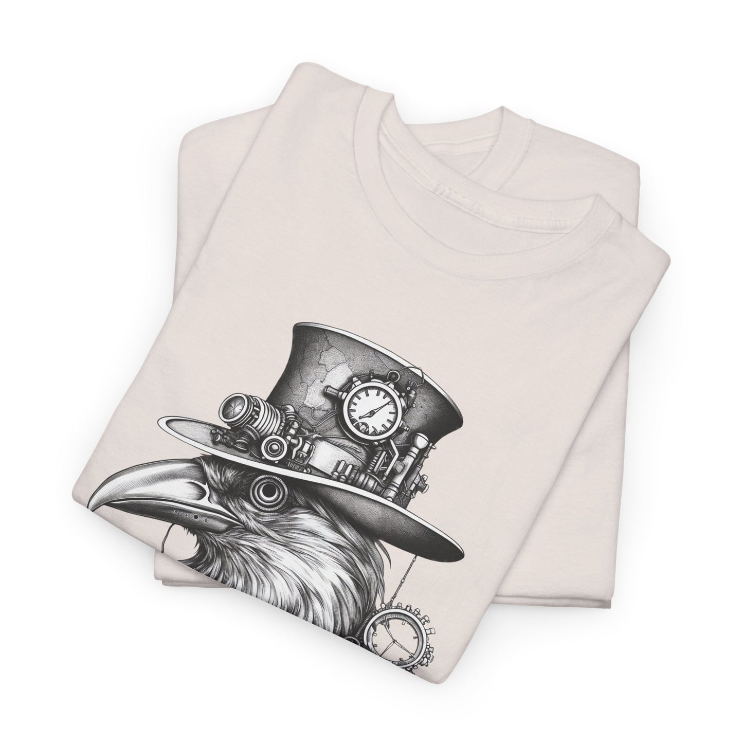 Steampunk Crow For Victorian Era Raven T Shirt For Retro Bird TShirt