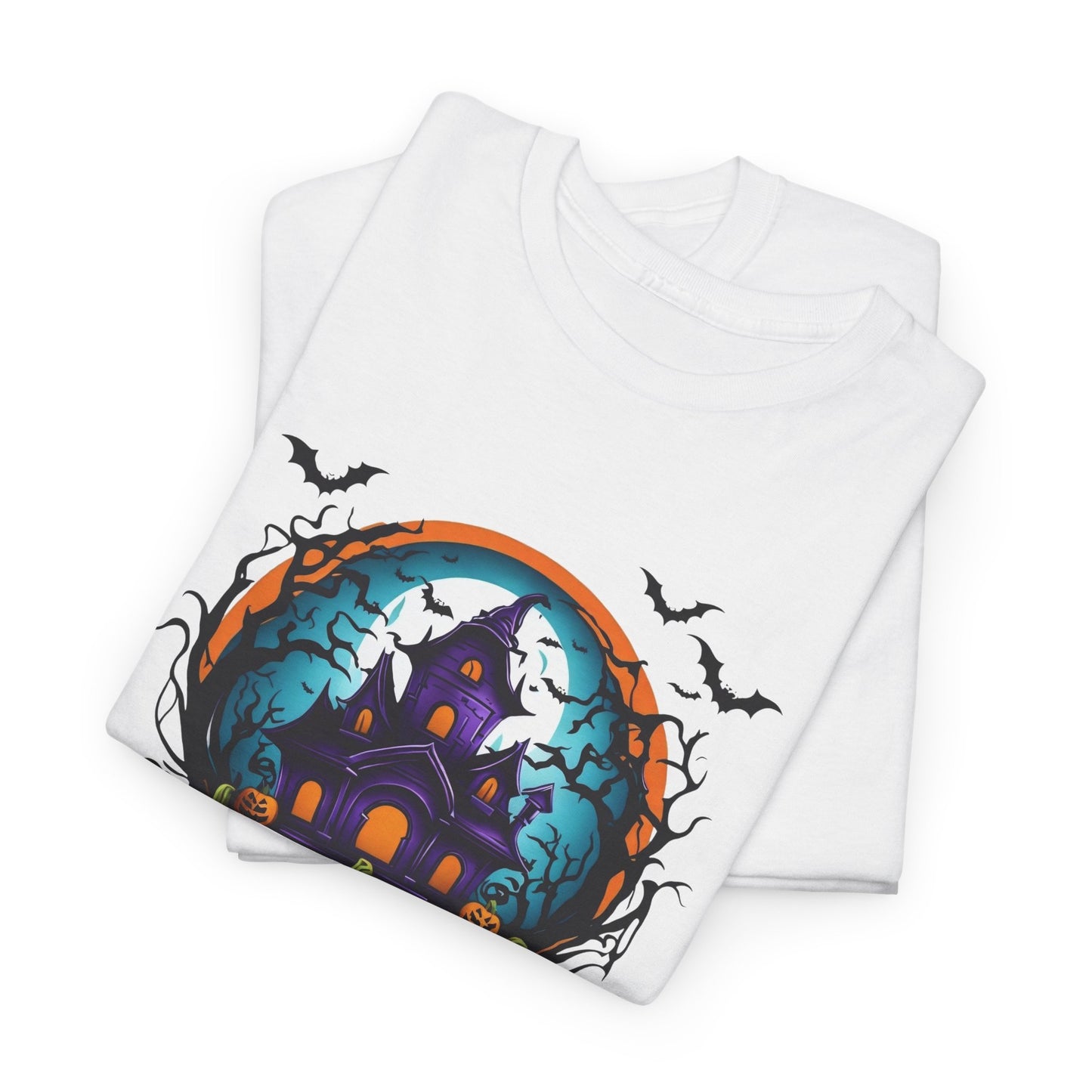 Haunted House T-Shirt For Halloween T Shirt For Jack-o-lantern TShirt