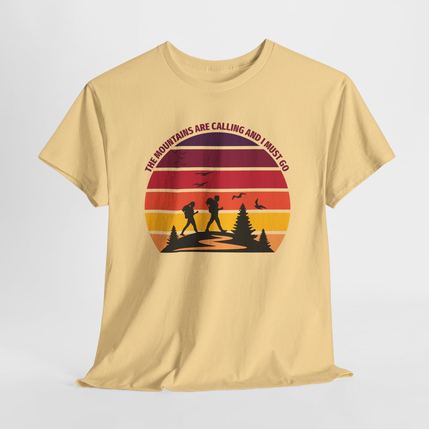 The Mountains Are Calling T-Shirt For Hiking T Shirt For Wilderness Adventure TShirt