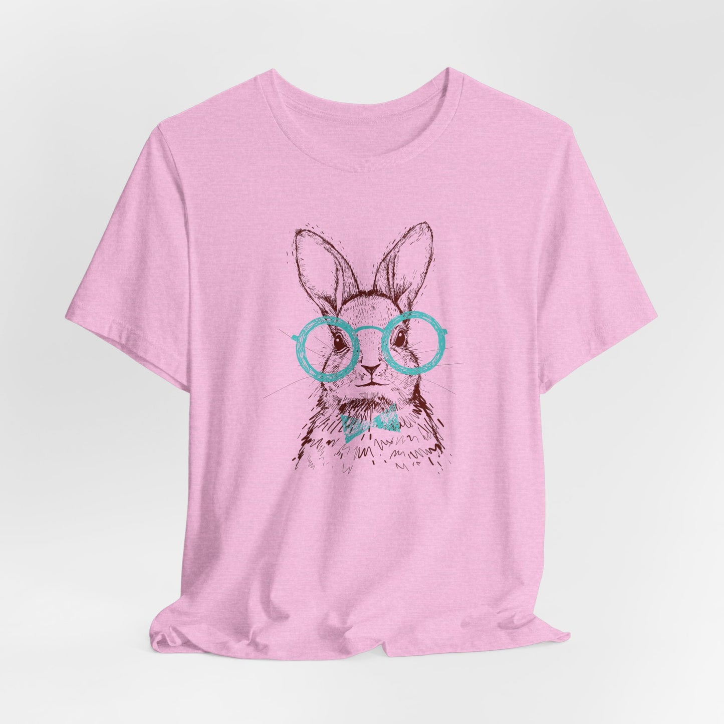 Hipster Bunny T-Shirt For Easter T Shirt For Cute Rabbit T Shirt