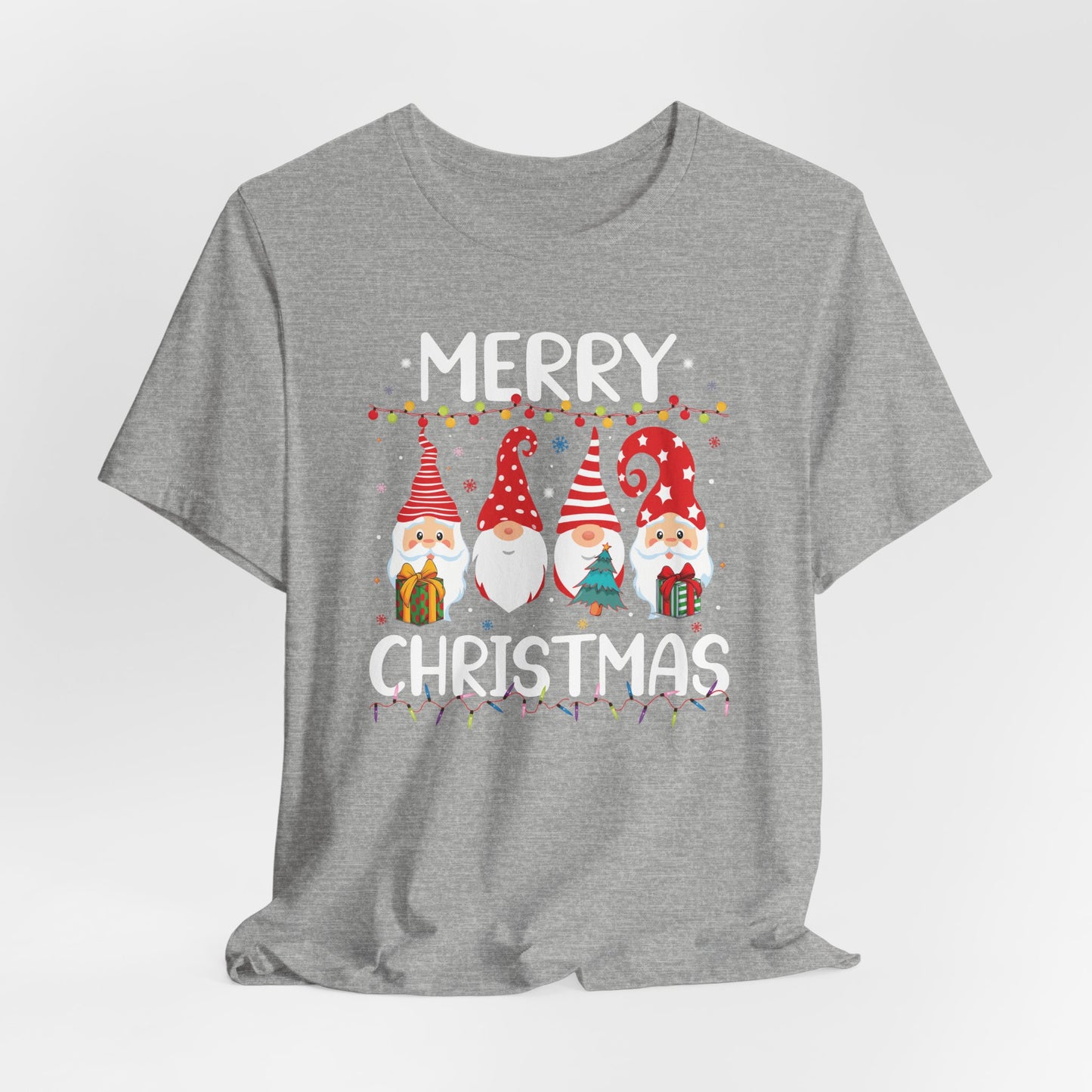 Holiday Gnome T-Shirt For Merry Christmas T Shirt For Xmas Lights TShirt