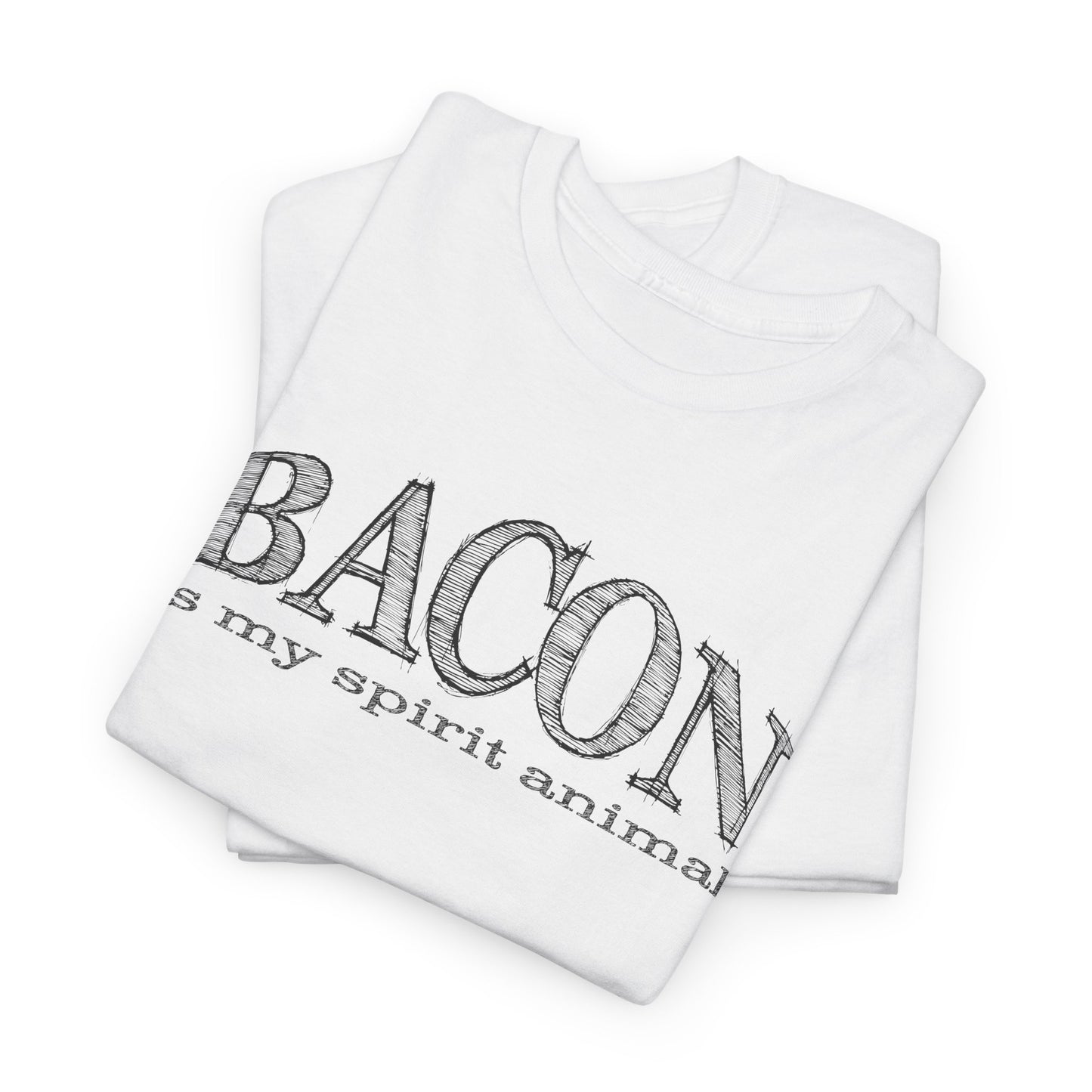 Bacon Is My Spirit Animal T-Shirt For Foodie T Shirt For Pork Enthusiast TShirt