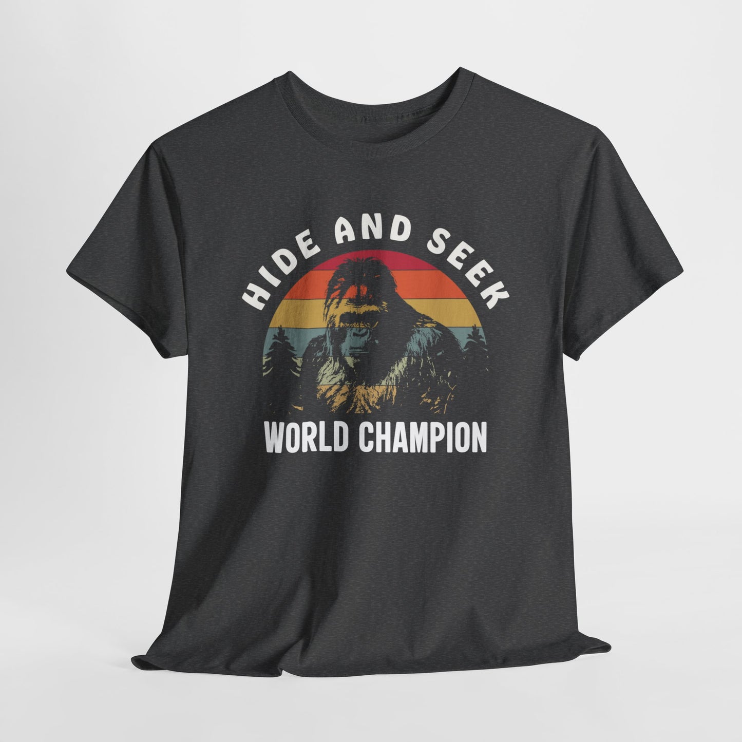 Yeti T-Shirt For Hide And Seek T Shirt For Bigfoot TShirt For World Champion TShirt For Sasquach Shirt For Bigfoot Conspiracy Fan