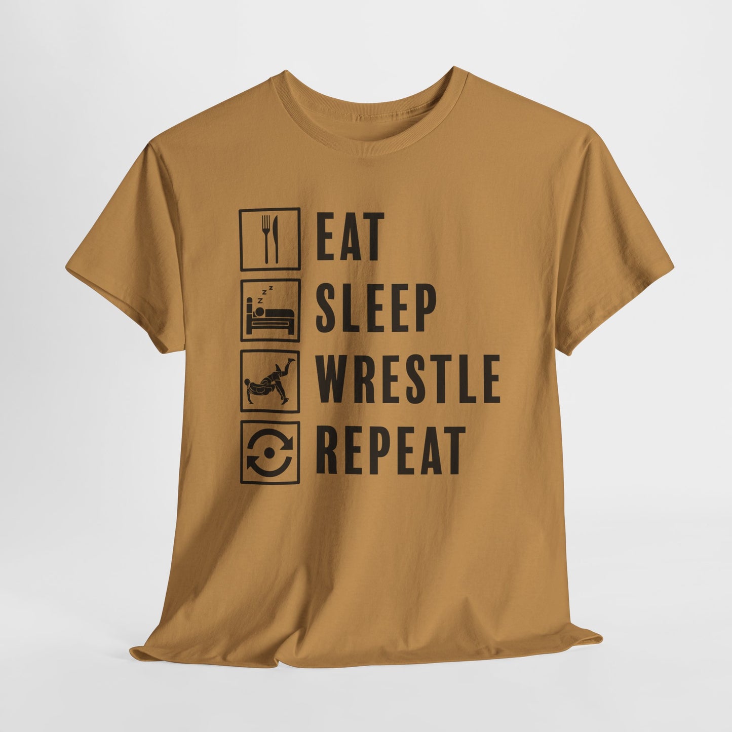 Wrestle Repeat T-Shirt For Takedown TShirt For Wrestling Match T Shirt