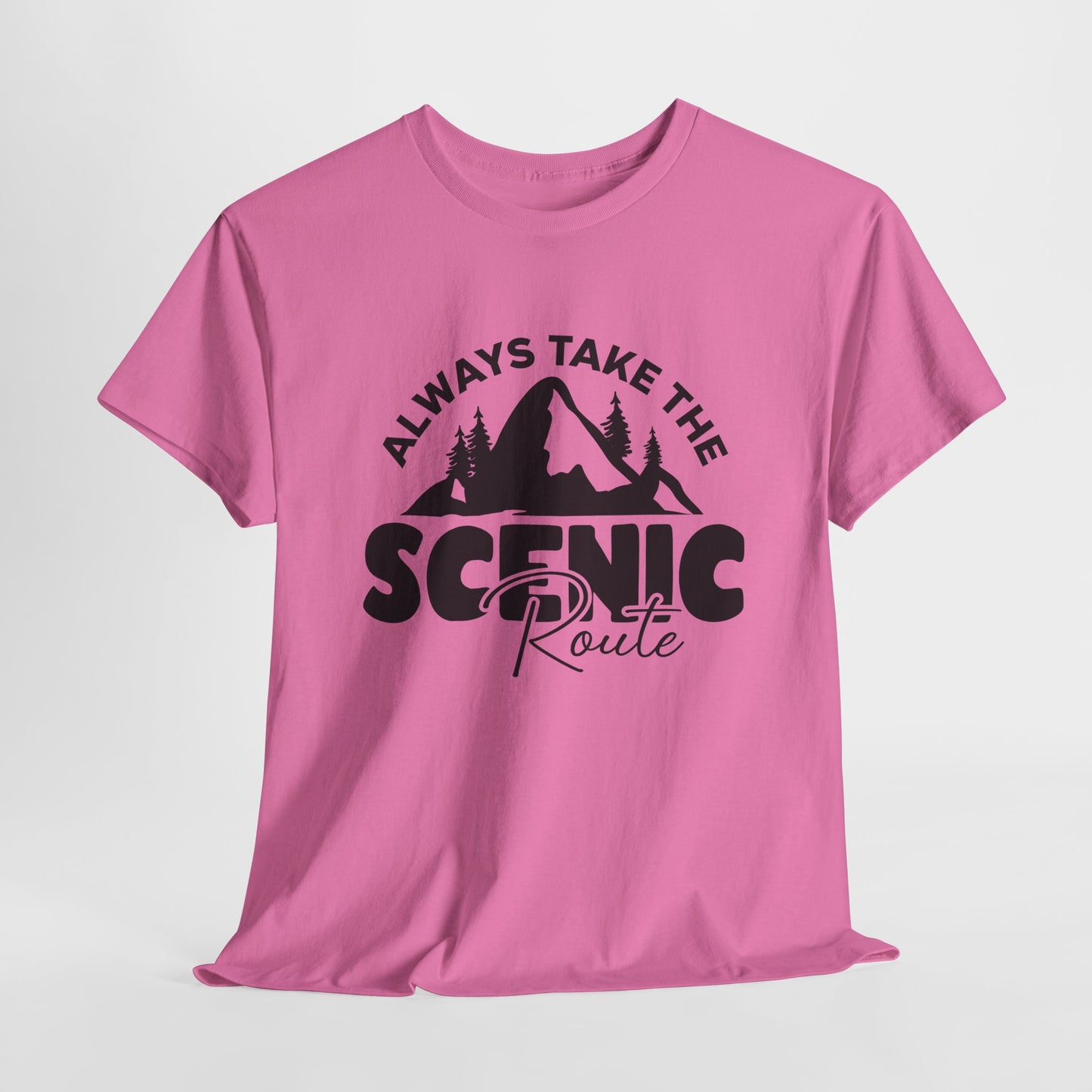 Scenic Route T-Shirt For Adventure TShirt For Great Outdoors T Shirt For Mountains Tee