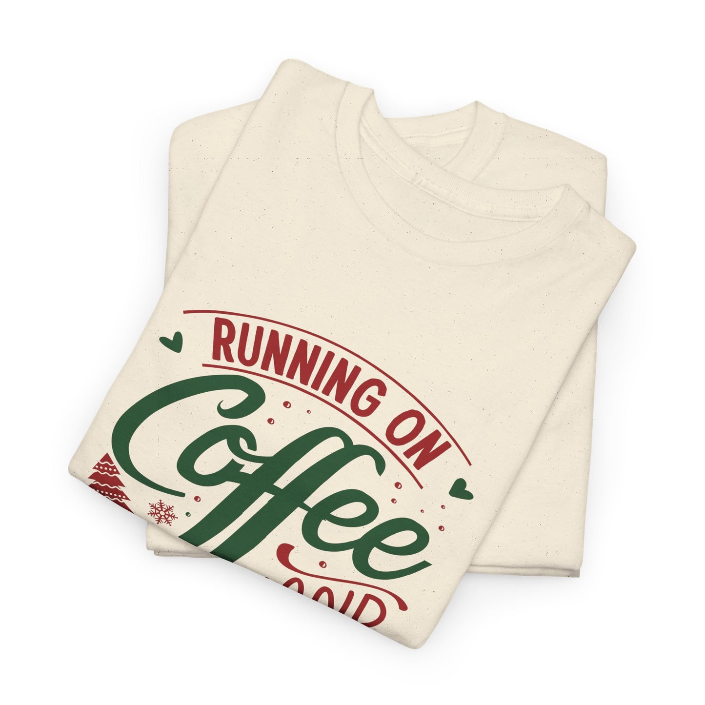 Christmas Cheer T-Shirt For Holiday Coffee TShirt For Festive Party T Shirt For Winter Vibes Gift