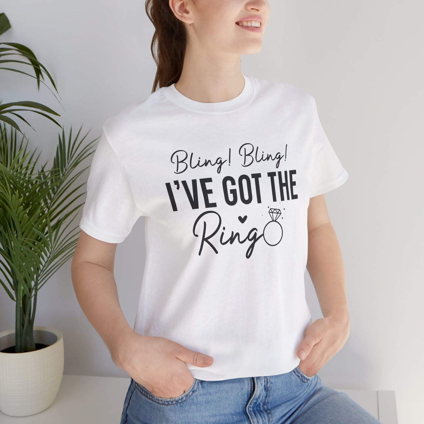 Bling Bling T-Shirt For Bride To Be T Shirt For Fiancee TShirt For Bachelorette