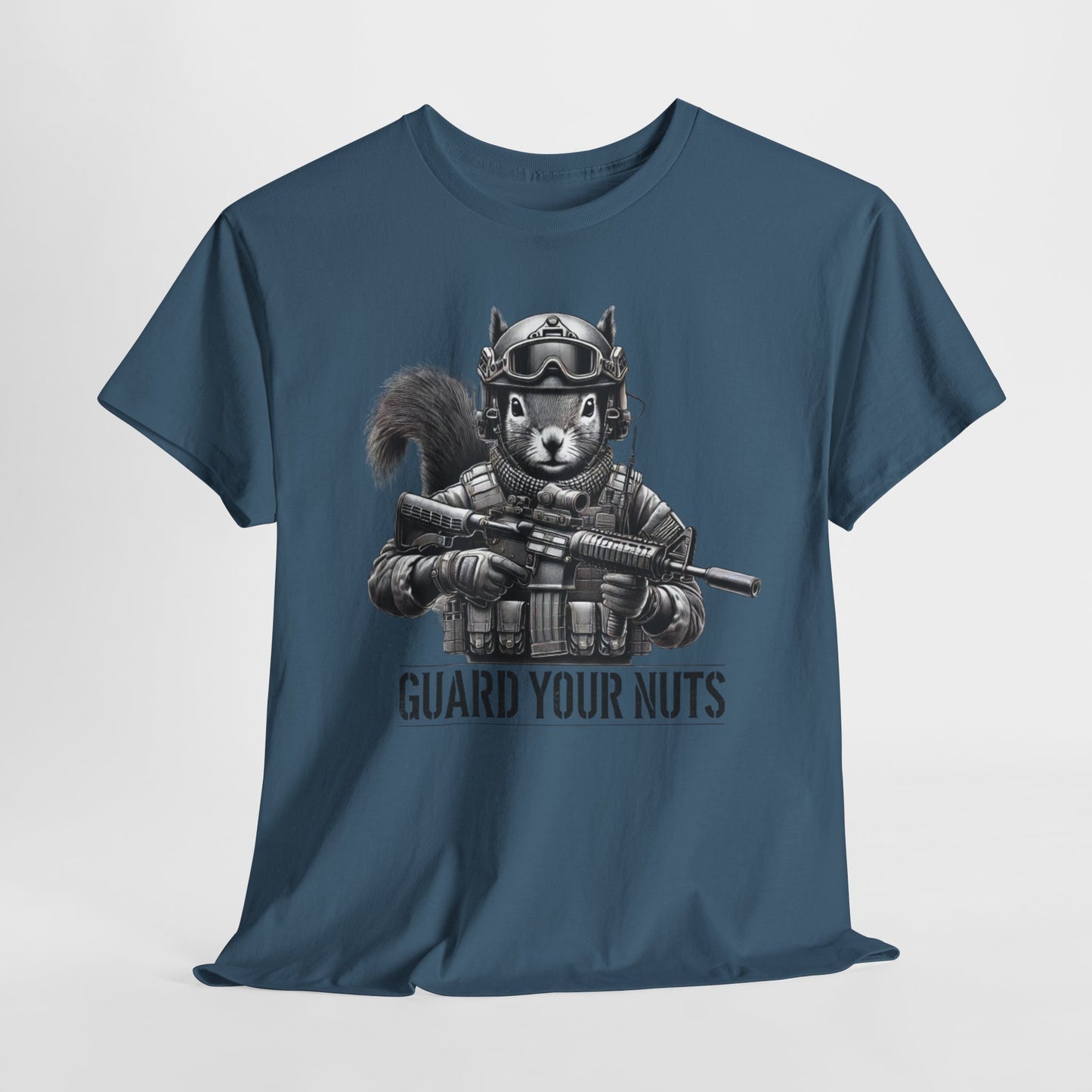 Funny Squirrel Guard Your Nuts T-Shirt Tactical 2A Graphic Tee