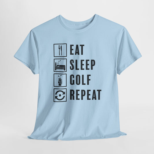 Golf Repeat T-Shirt For Links T Shirt For 18 Holes TShirt