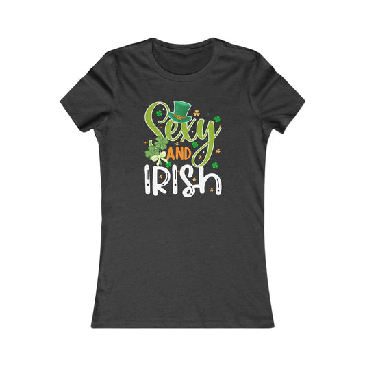 Sexy Irish T-Shirt For St. Paddy's Day TShirt For Irish Holiday T Shirt For Her