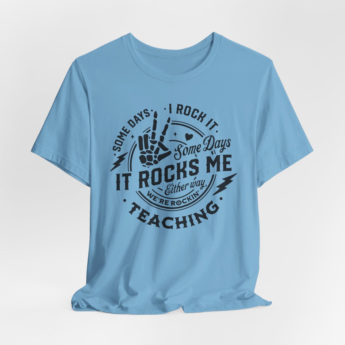 Teacher T-Shirt For Rockin' Education T Shirt For School TShirt