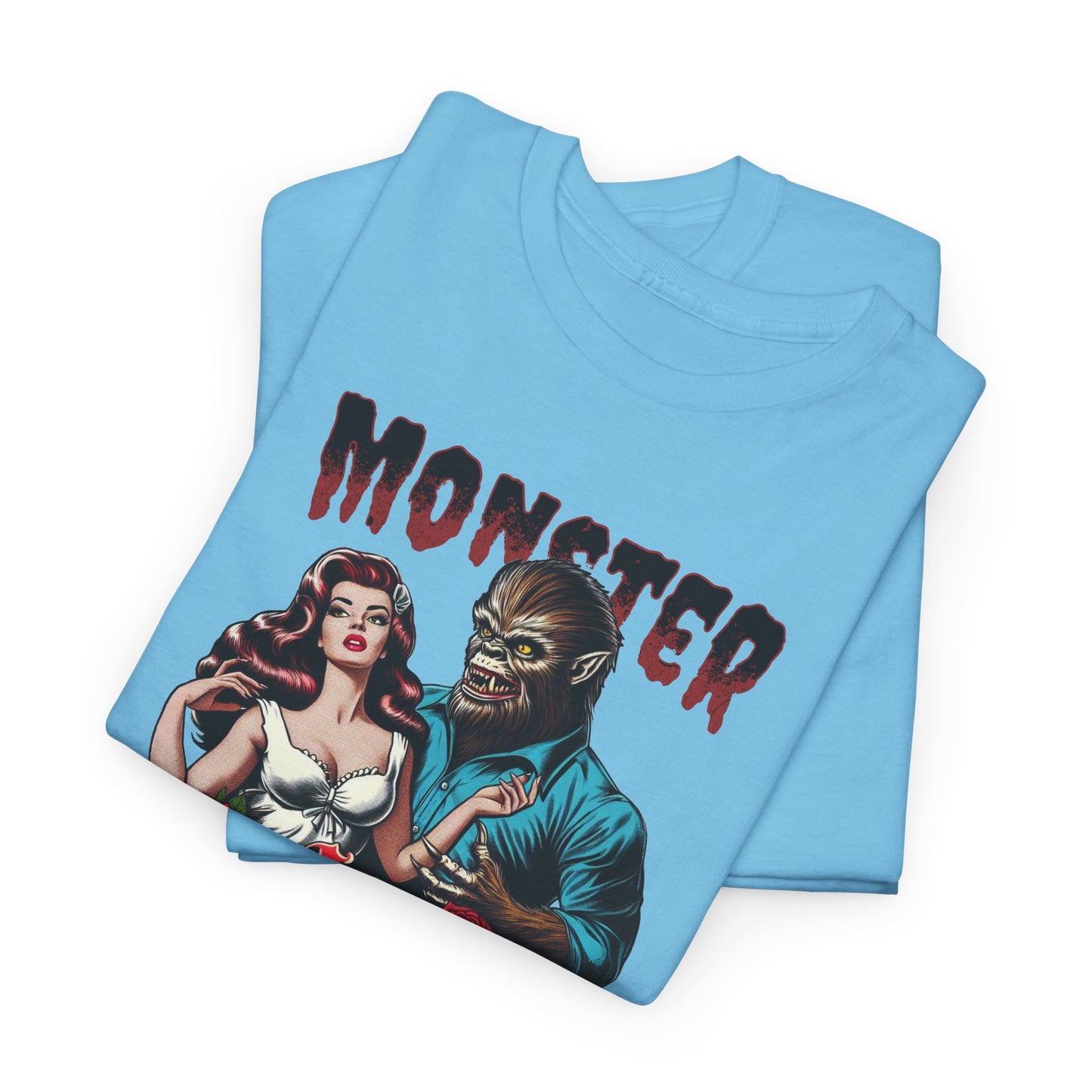 Monster Lover T-Shirt For Wolfman TShirt For Damsel In Distress T Shirt For Halloween Costume