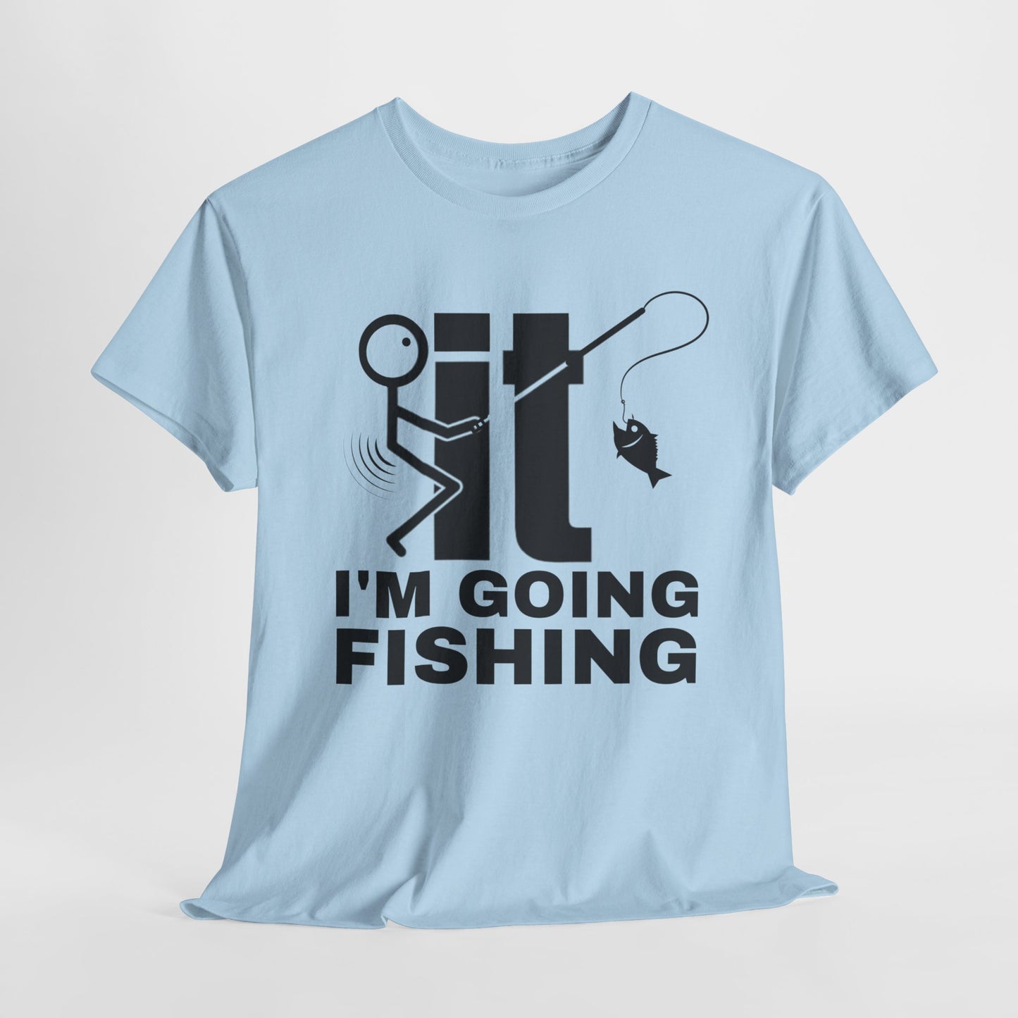 Funny Fishing T-Shirt For F It T Shirt For Graphic Stick Figure TShirt For Fisherman Gift