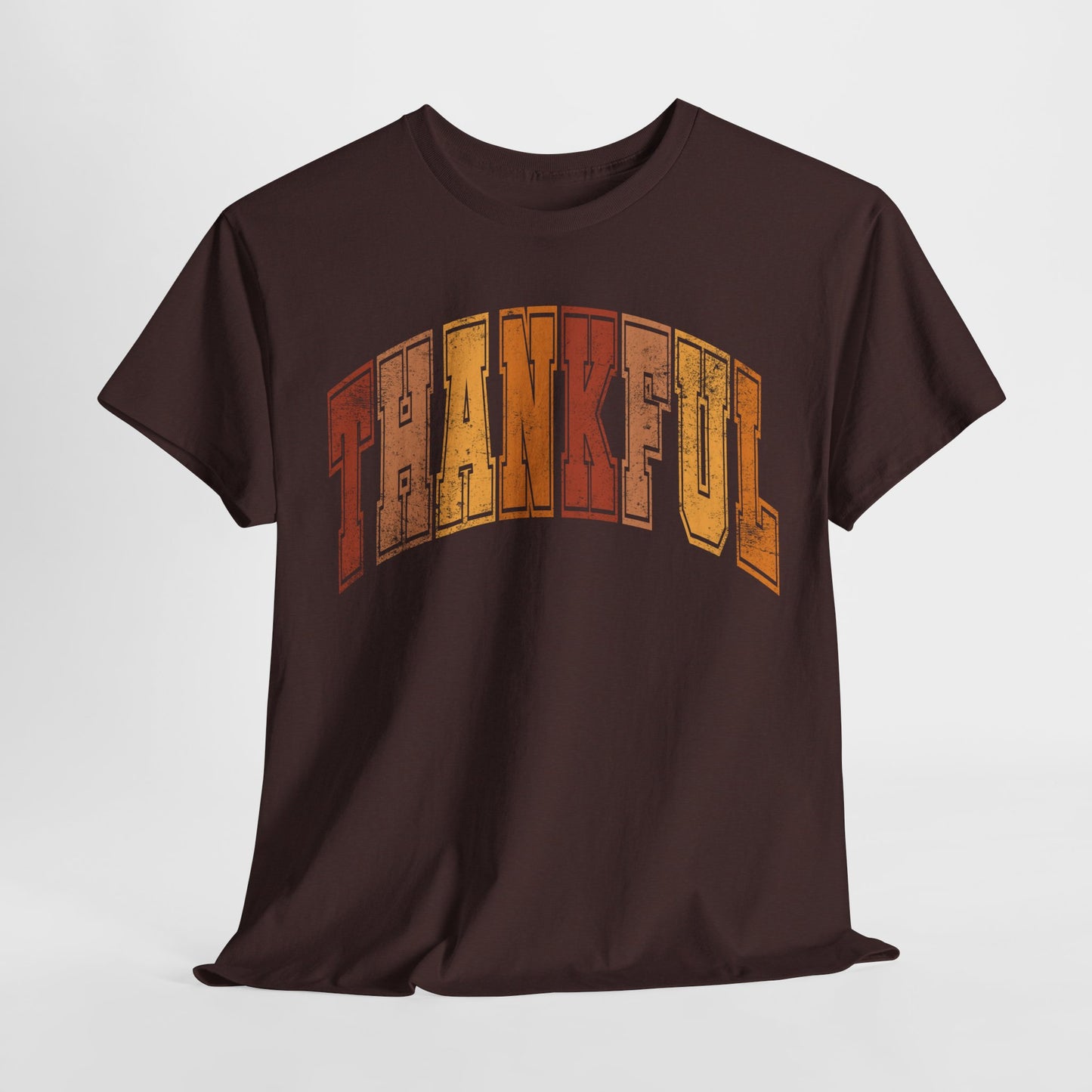 Distressed Varsity T-Shirt For Thankful T Shirt For Grateful Thanksgiving TShirt