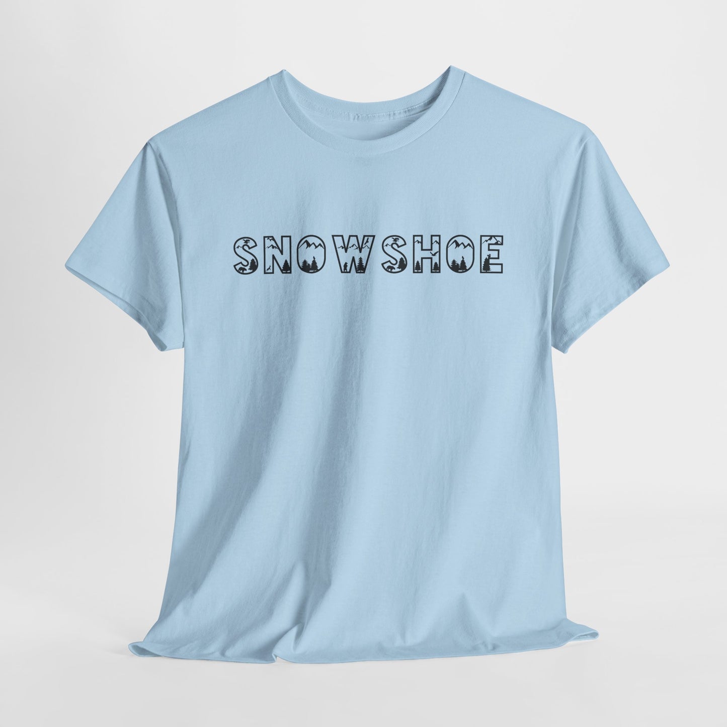 Snowshoe T-Shirt For Outdoor Adventure T Shirt For Mountain Sports TShirt