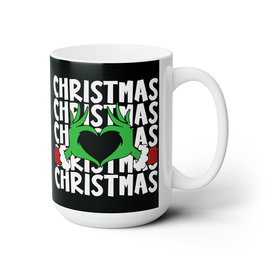 Christmas Grinch Coffee Mug Hot Tea Cocoa Cup