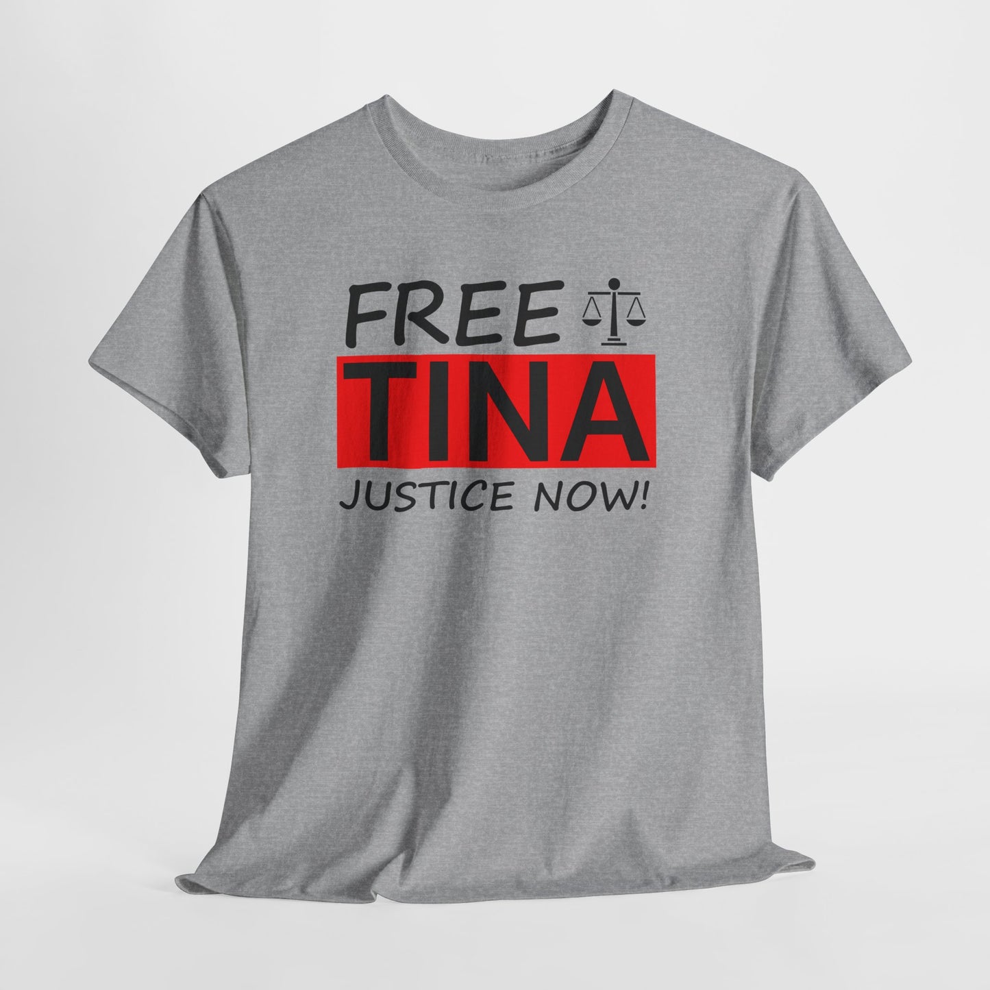Free Tina Justice Now T-Shirt