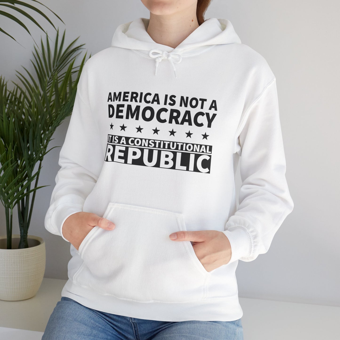 Constitutional Republic Hoodie For Conservative Sweatshirt For Patriotic America USA Freedom Shirt