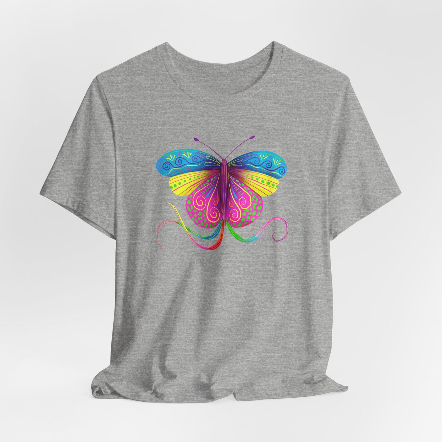 Butterfly T-Shirt For Mexican Folk Art T Shirt For Cinco de Mayo Watercolor TShirt