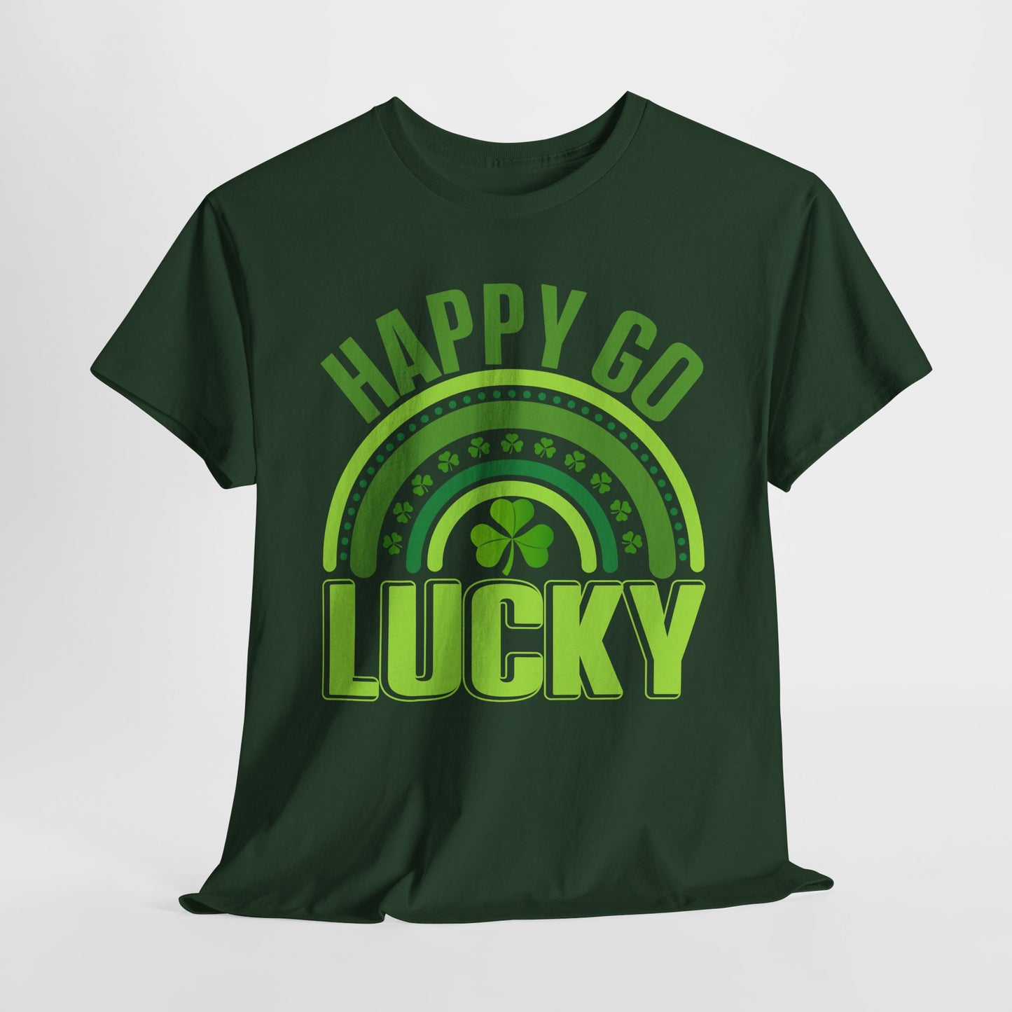 Happy Go Lucky T-Shirt For St Patrick's Day TShirt For Irish Holiday T Shirt