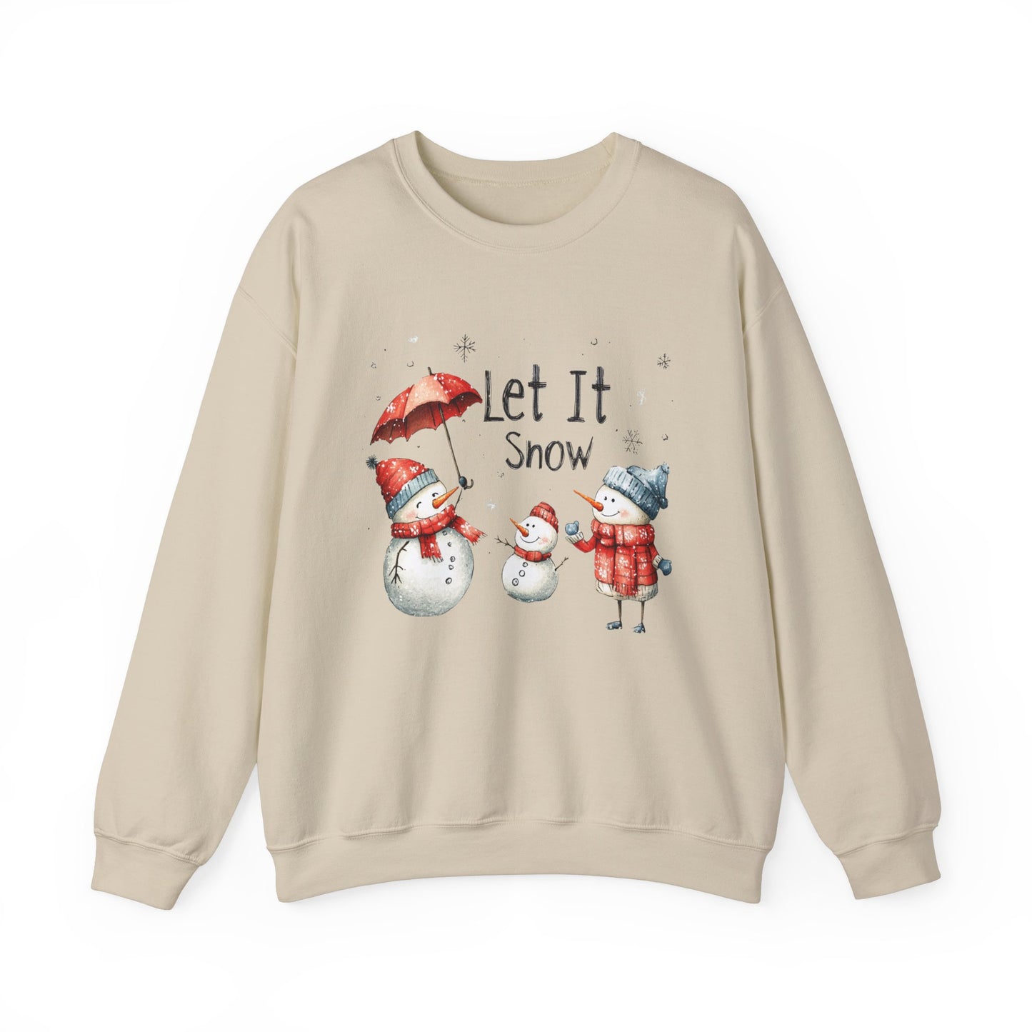 Snowman Sweatshirt For Let It Snow Christmas Shirt