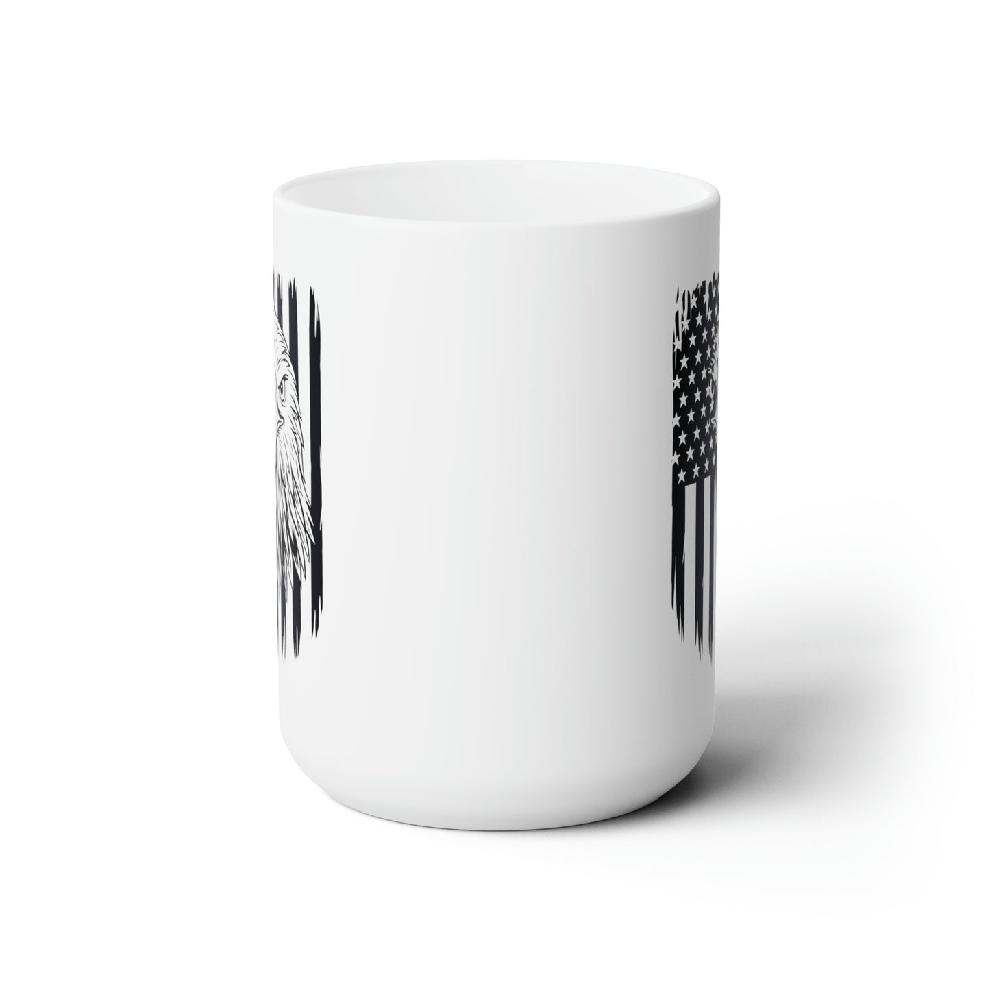Patriotic Coffee Mug For Flag Mug For Eagle Cup For Conservative MAGA Gift Idea
