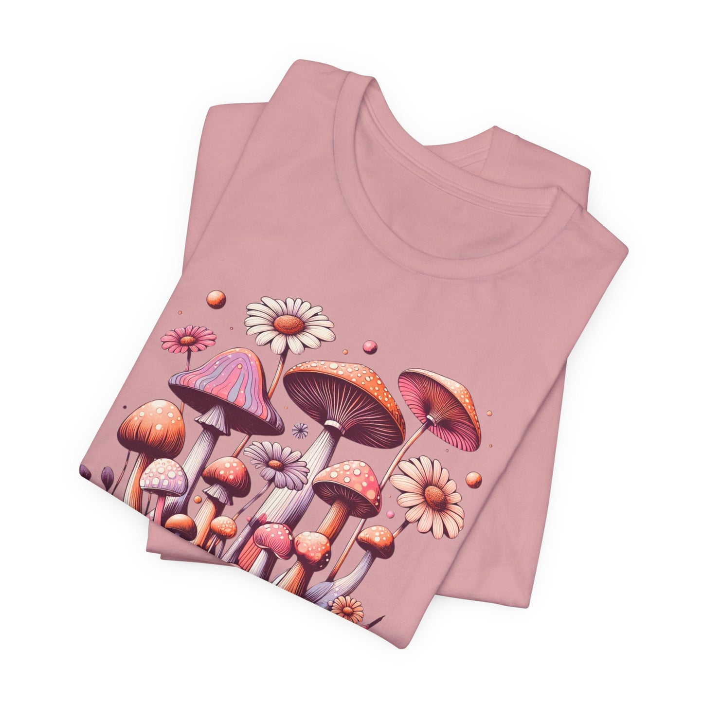 Stay Weird Mushroom Graphic Tee Quirky Psychedelic Style for Nature Lovers T-Shirt