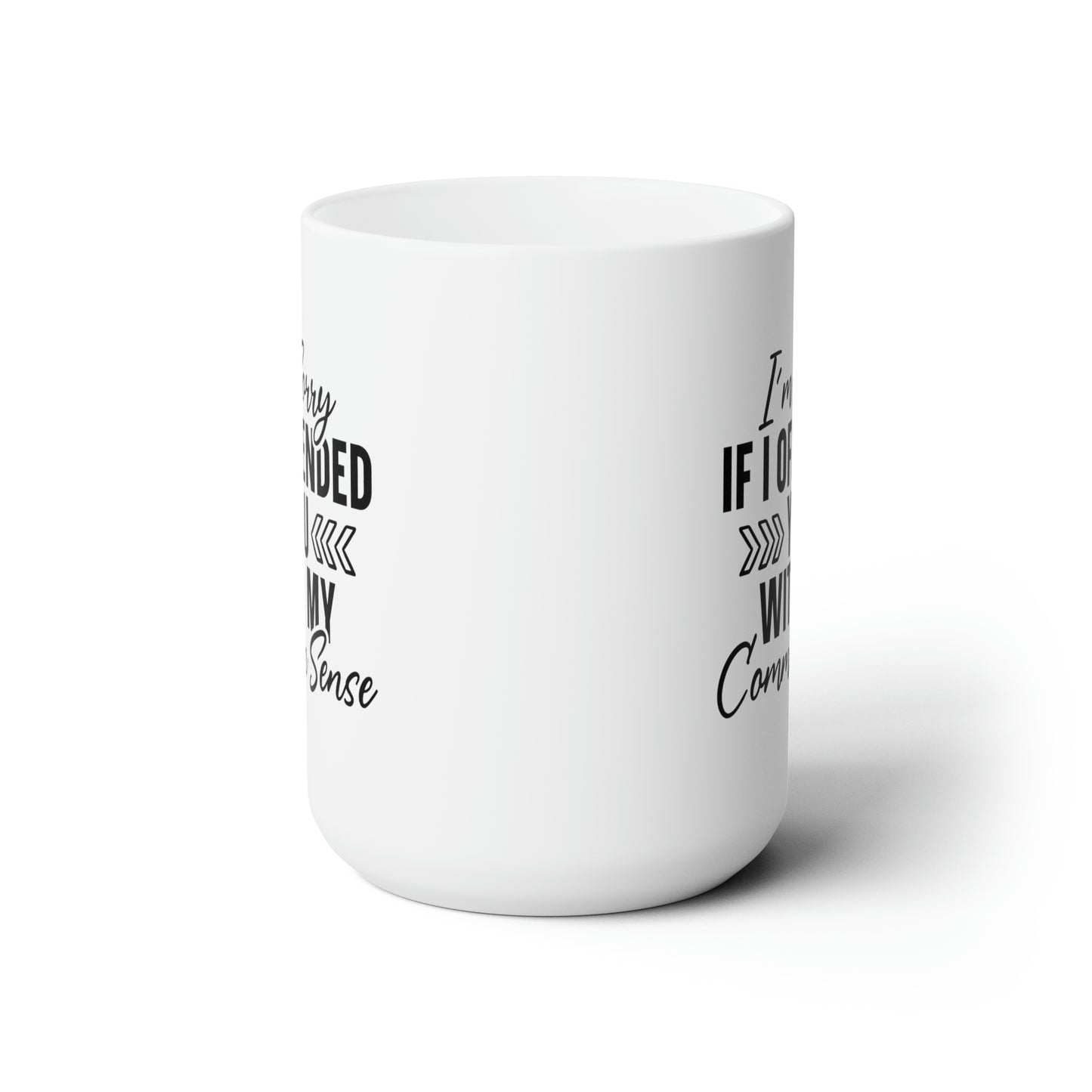 Common Sense Ceramic Mug For Funny Coffee Lovers Mug For Sorry Tea Cup Gift