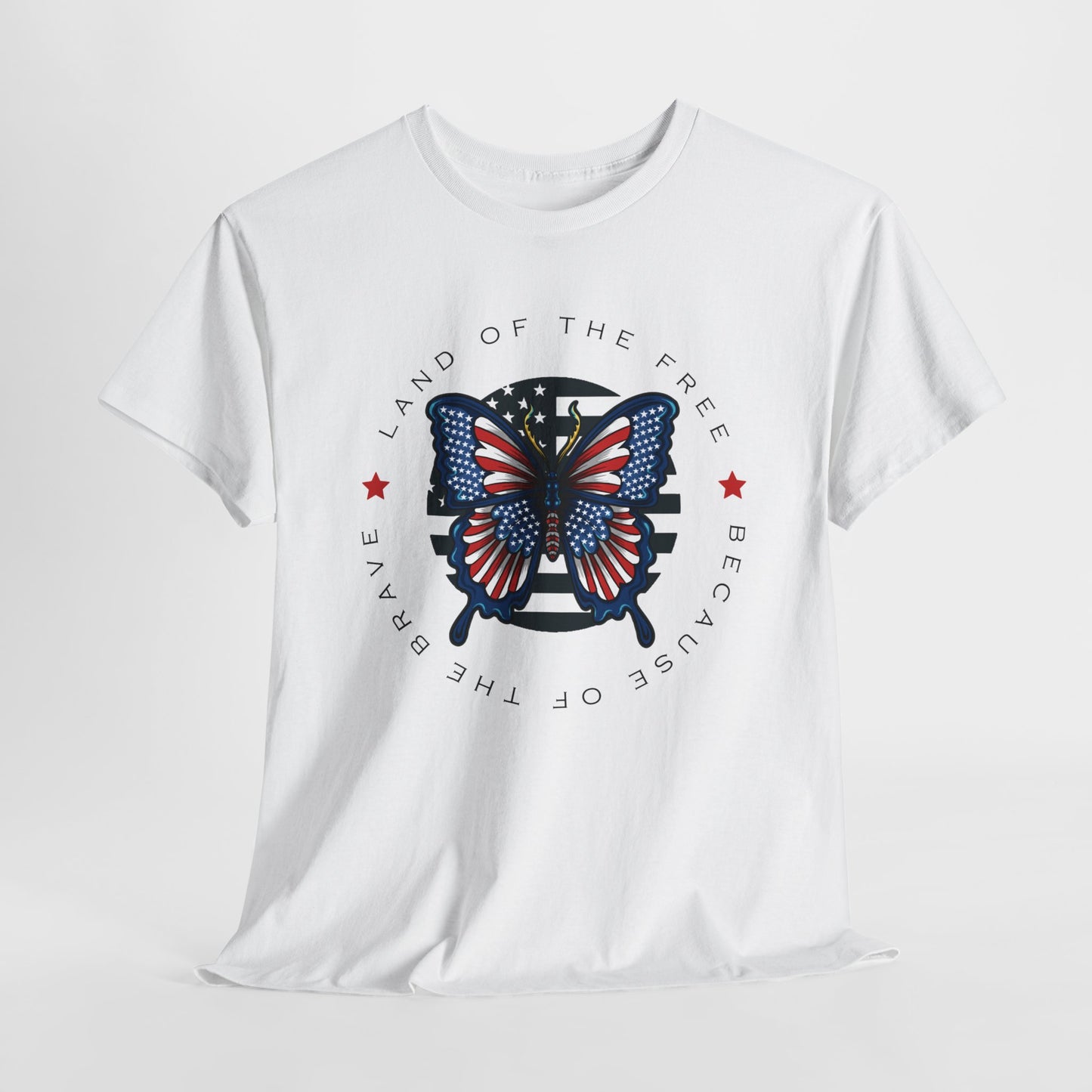 Patriotic T-Shirt For Conservative TShirt For 4th Of July T Shirt For Independence Day Shirt For Patriotic Gift Butterfly T-Shirt For Gift