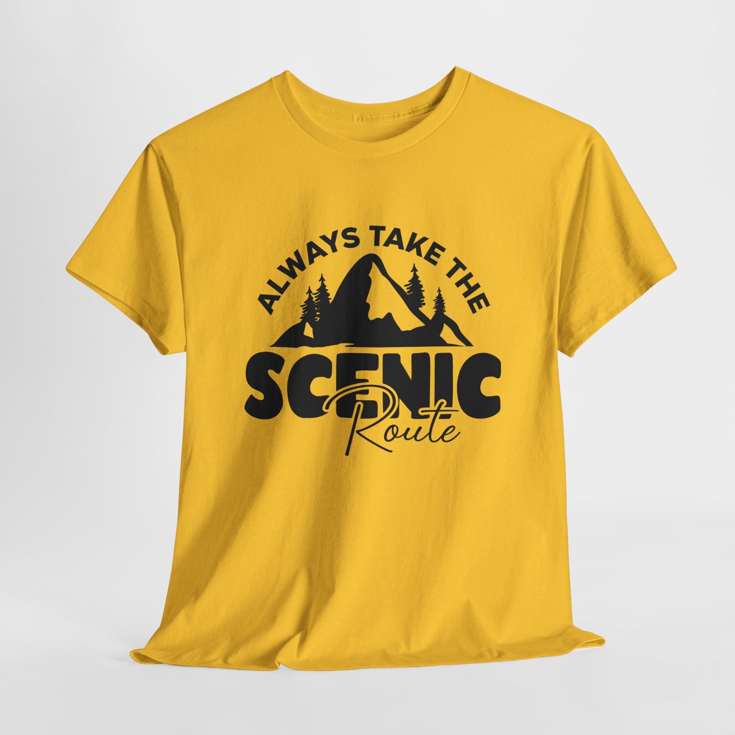 Scenic Route T-Shirt For Adventure TShirt For Great Outdoors T Shirt For Mountains Tee