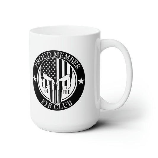 FJB Club Coffee Mug For Conservative Coffee Lovers Cup For MAGA Gift Idea