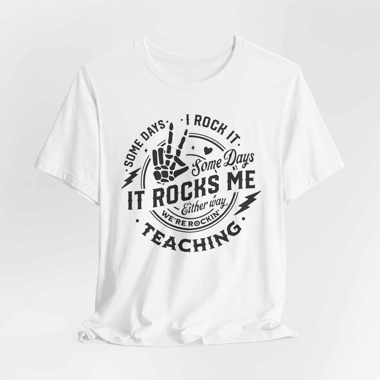 Teacher T-Shirt For Rockin' Education T Shirt For School TShirt