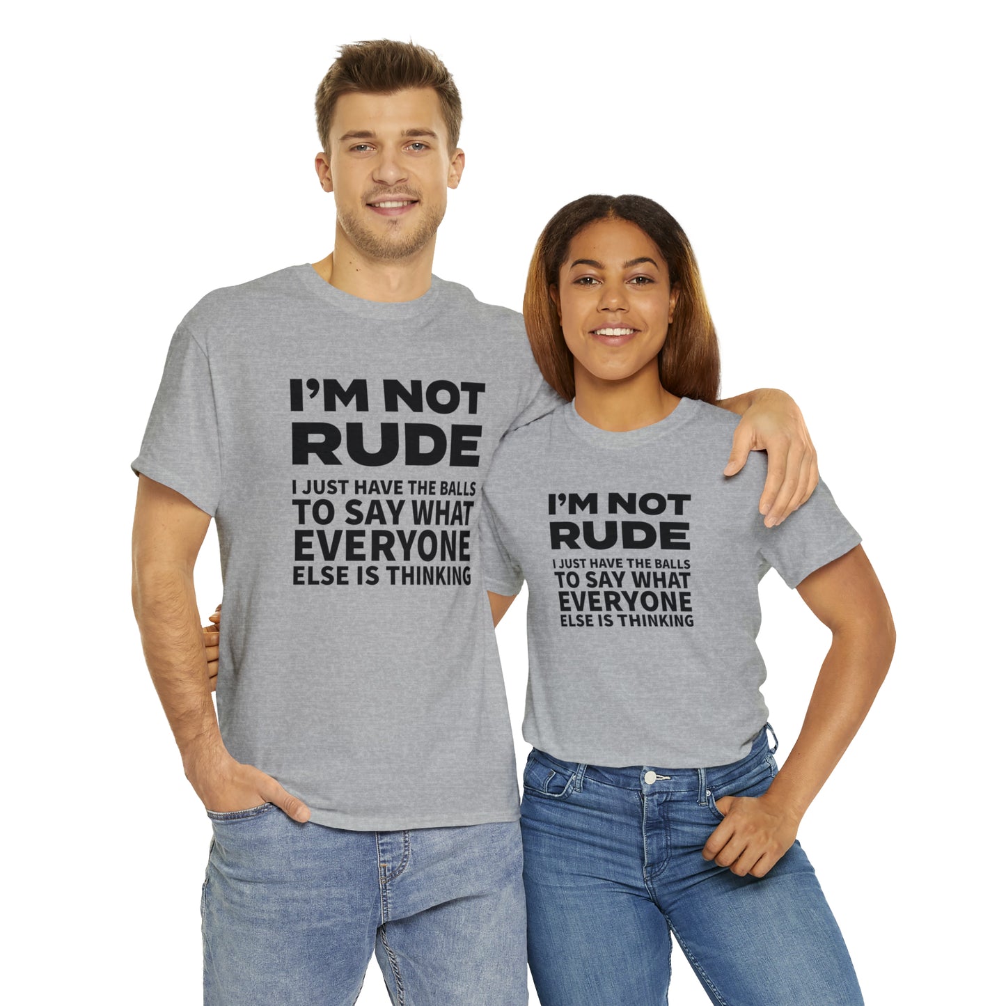 Not Rude T-Shirt For Ballsy TShirt For Speak Up T Shirt For Not Afraid T-Shirt For Conservative Shirt