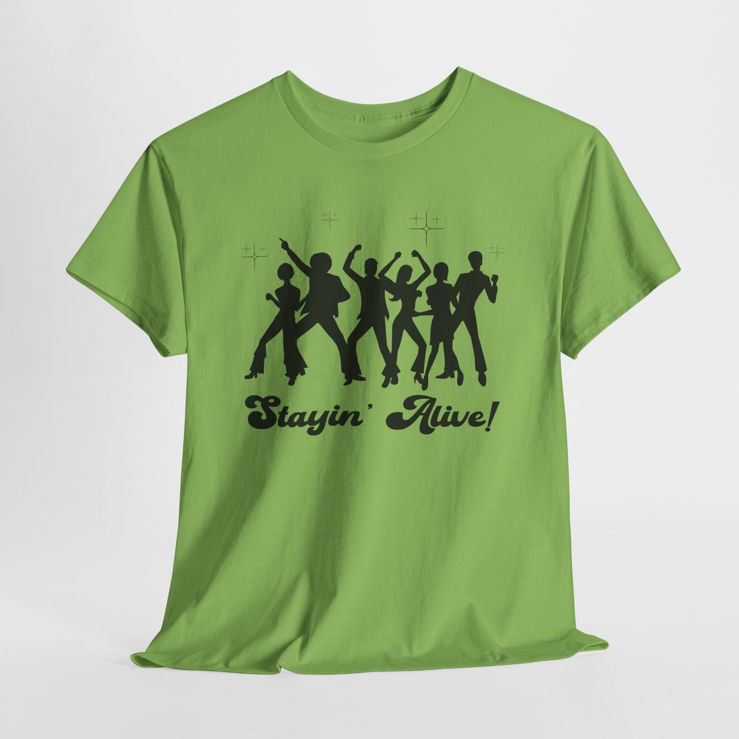 Stayin' Alive T-Shirt For Disco TShirt For Seventies Era T Shirt Retro T-Shirt For Disco Costume Shirt Groovy TShirt For 70s Music T Shirt For 1970s Tee