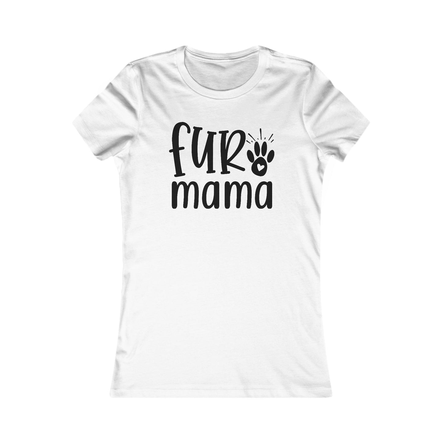 Fur Mama T-Shirt For Mother's Day Gift For Animal Lover TShirt Cute Pet Mom T Shirt