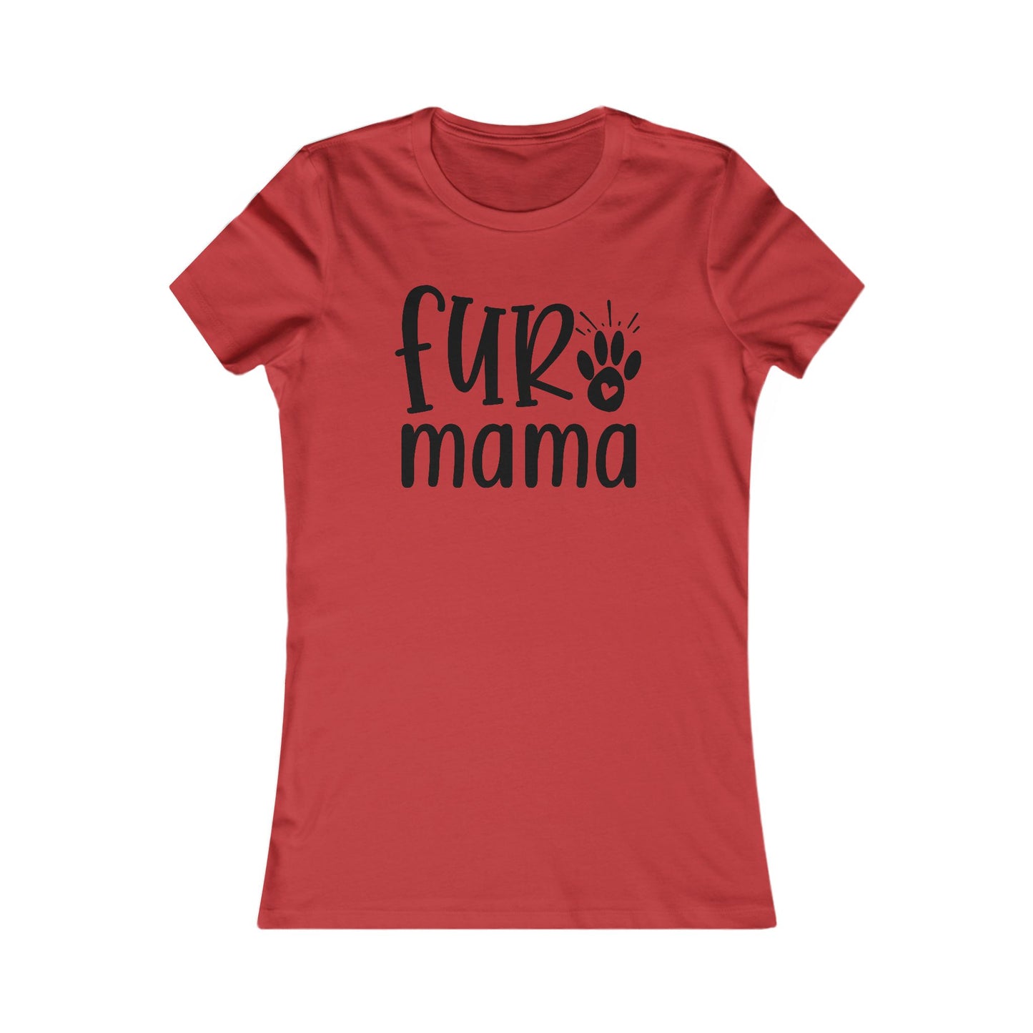 Fur Mama T-Shirt For Mother's Day Gift For Animal Lover TShirt Cute Pet Mom T Shirt