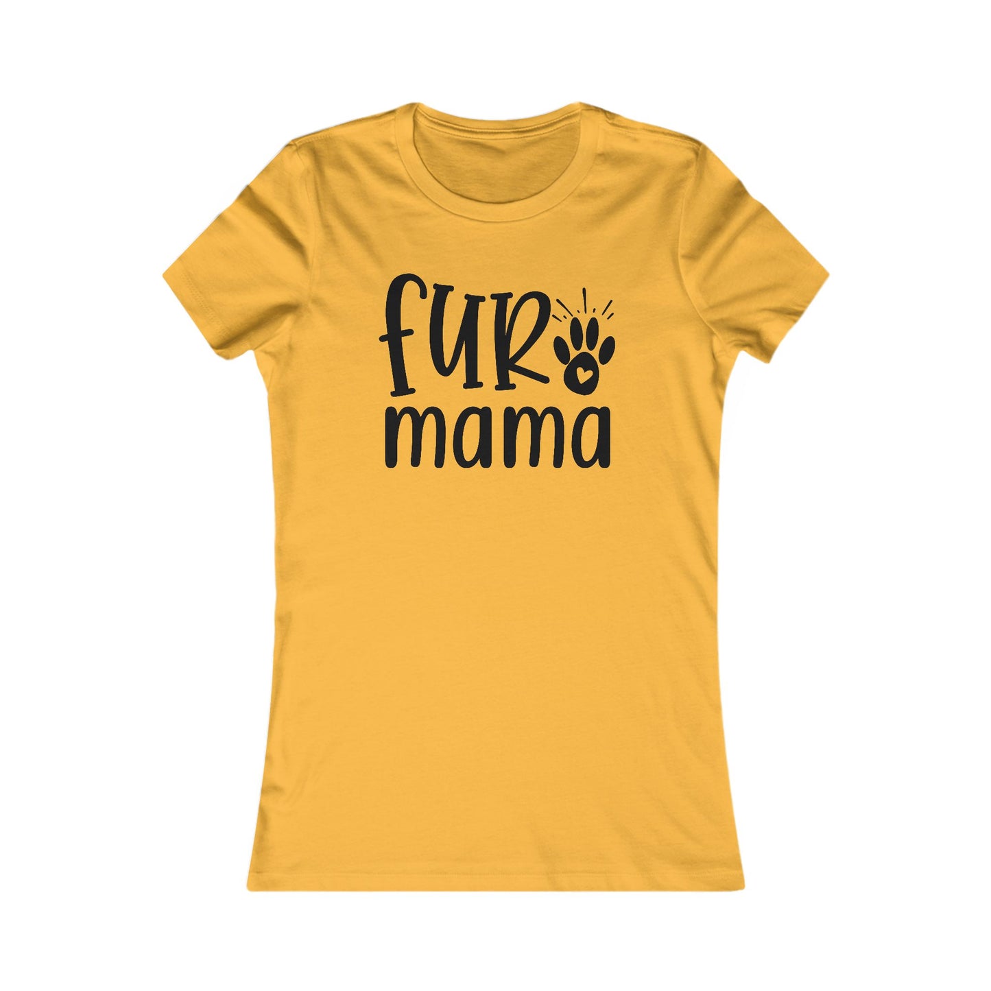 Fur Mama T-Shirt For Mother's Day Gift For Animal Lover TShirt Cute Pet Mom T Shirt