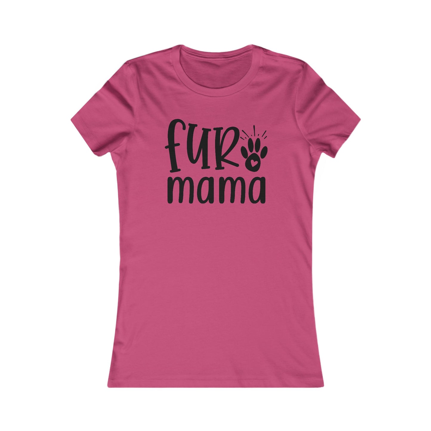 Fur Mama T-Shirt For Mother's Day Gift For Animal Lover TShirt Cute Pet Mom T Shirt