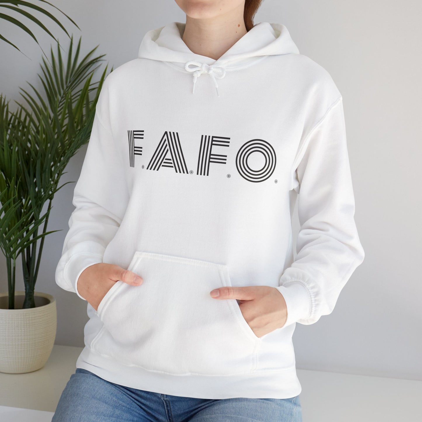 FAFO Hooded Sweatshirt For Sarcastic Humor Hoodie For Just Try It Sweatshirt Gift Idea