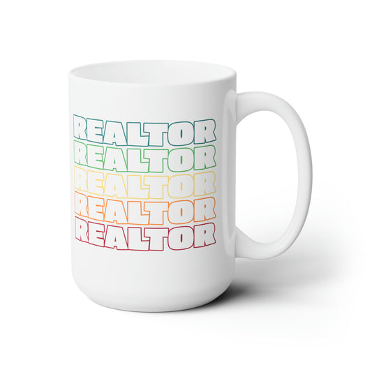 Colorful Realtor Coffee Mug For Real Estate Agent Hot Tea Cup Gift