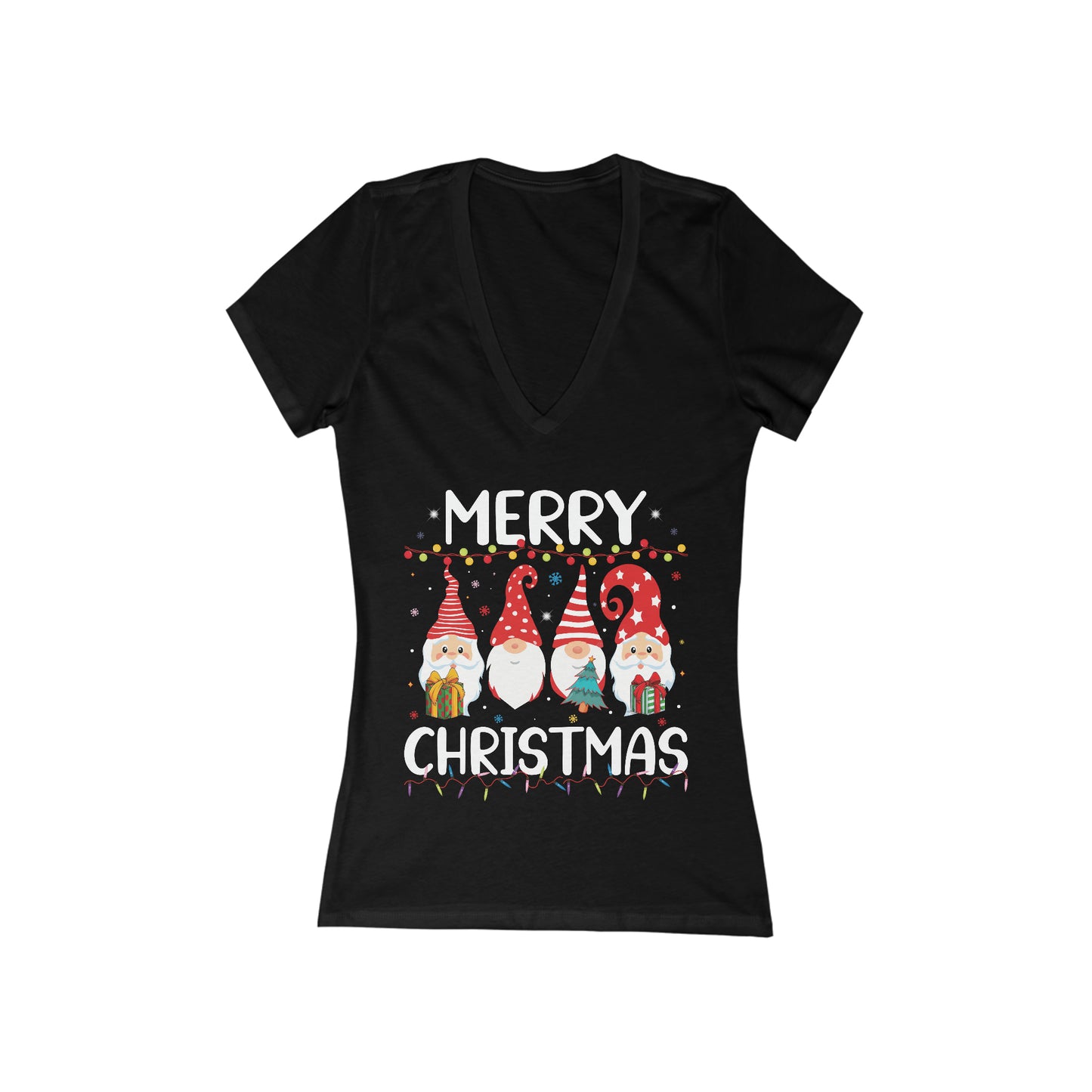 Merry Christmas T-Shirt For Santa T Shirt For Gnomes TShirt For Holiday Tee For Ladies
