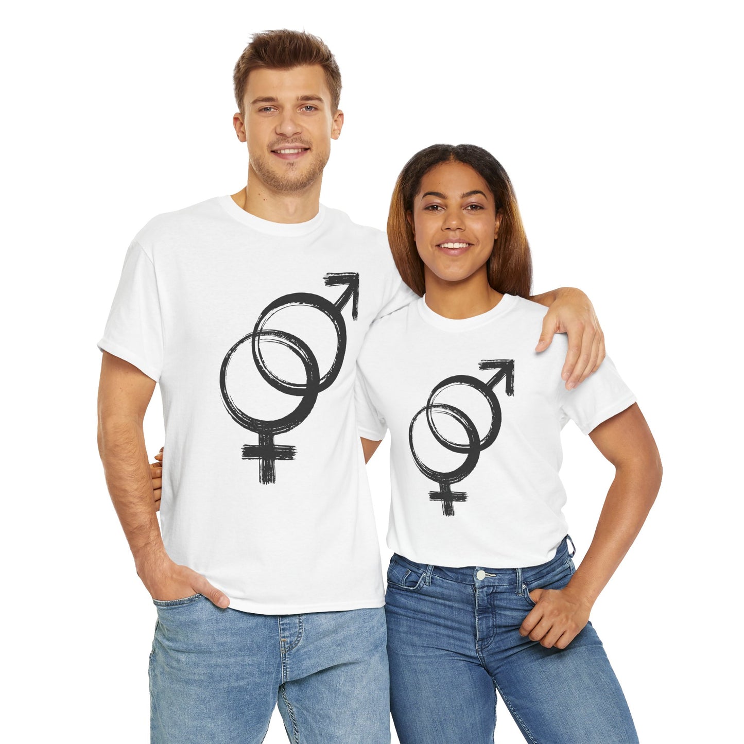 Heterosexual Symbol T-Shirt For Sexual Preference TShirt For Conservative T Shirt For Straight People Shirt For Men T-Shirts For Women