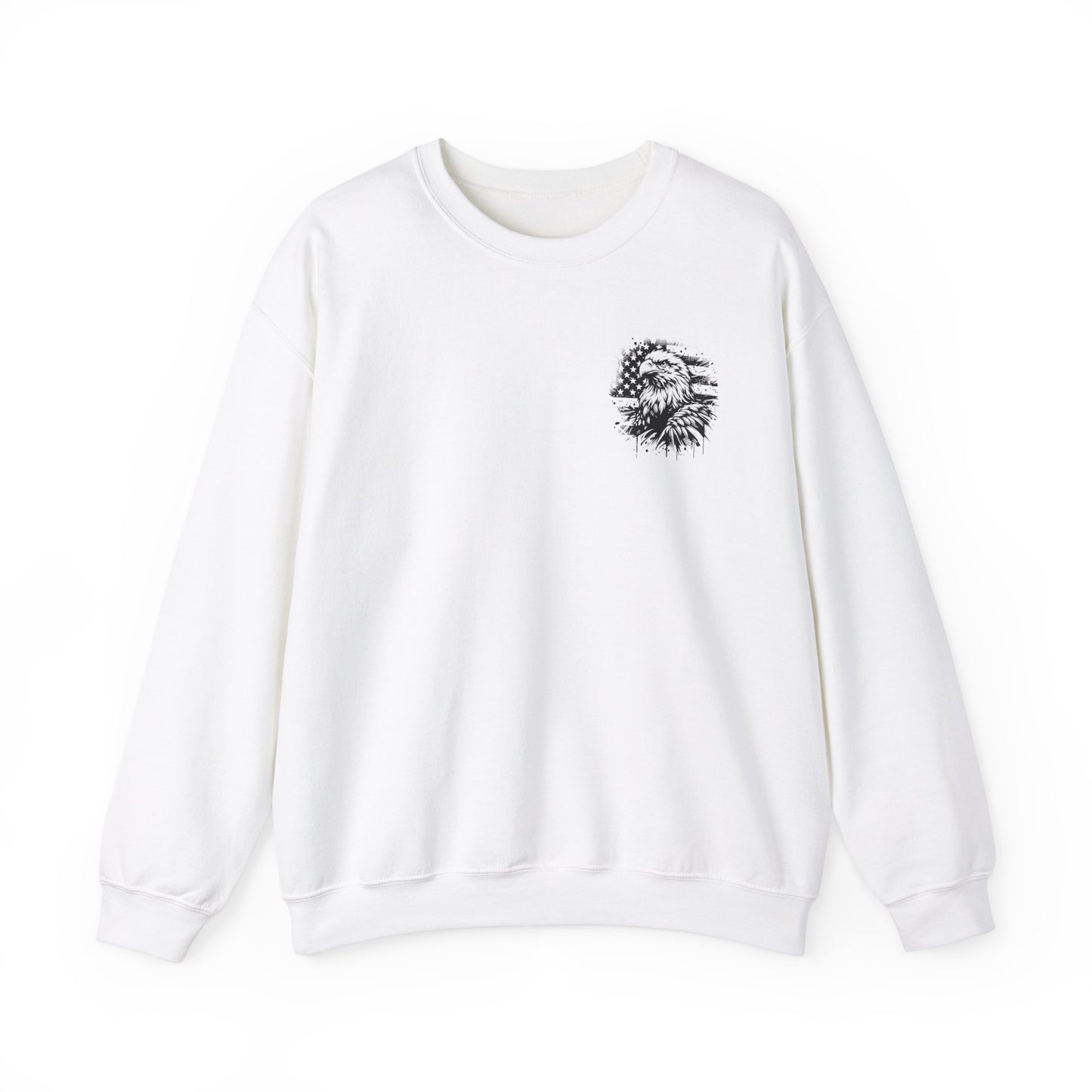 Eagle Sweatshirt For Patriotic Winter Wear For America