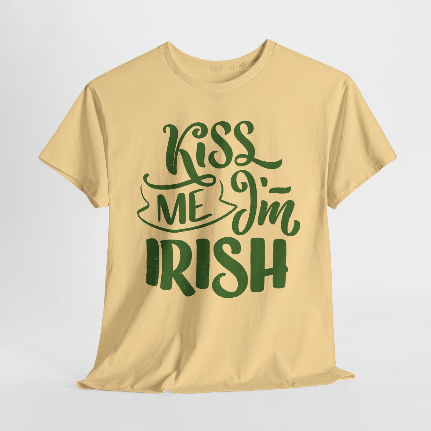 Kiss Me I'm Irish T-Shirt For Saint Patrick's Day T Shirt For Holiday Drinking TShirt