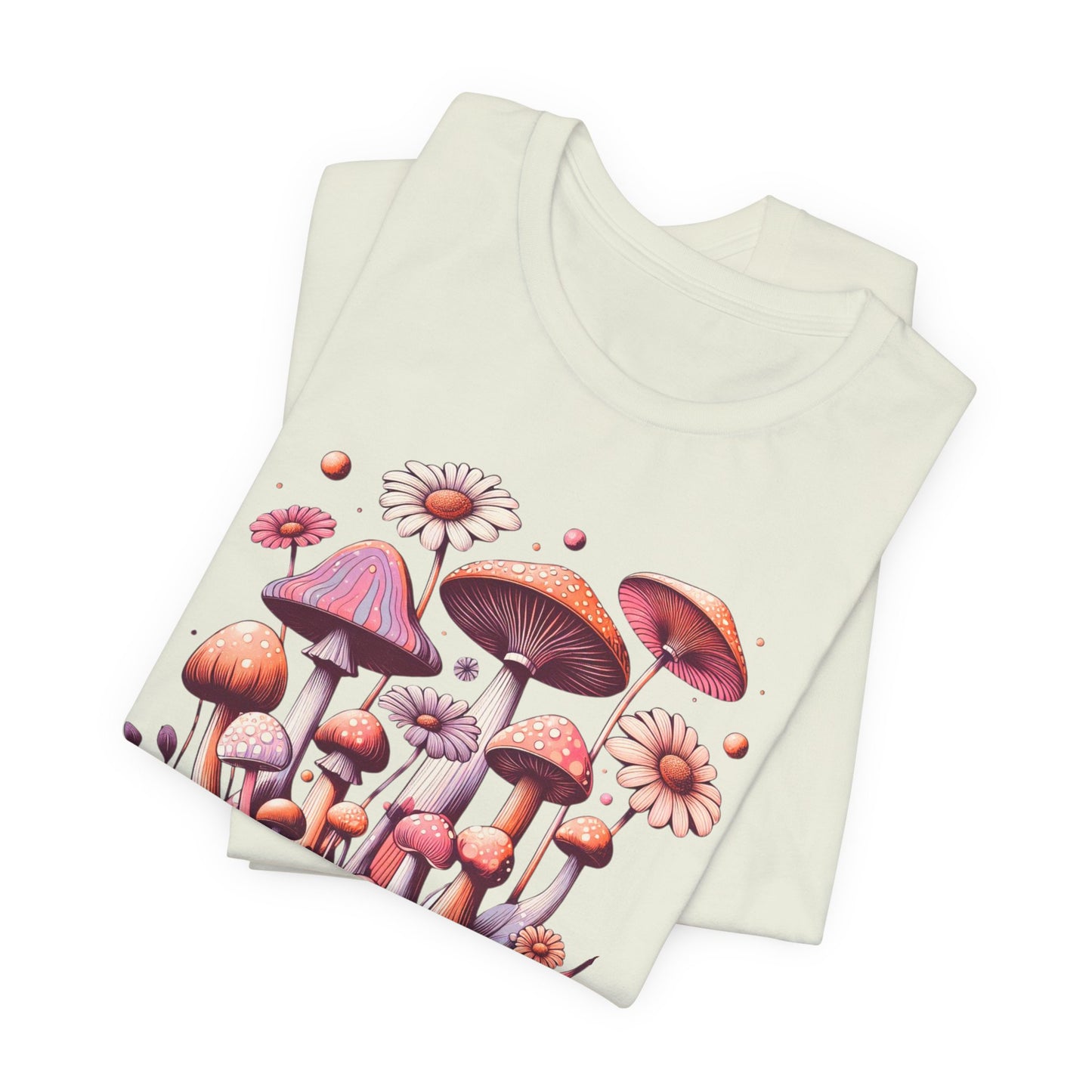 Stay Weird Mushroom Graphic Tee Quirky Psychedelic Style for Nature Lovers T-Shirt