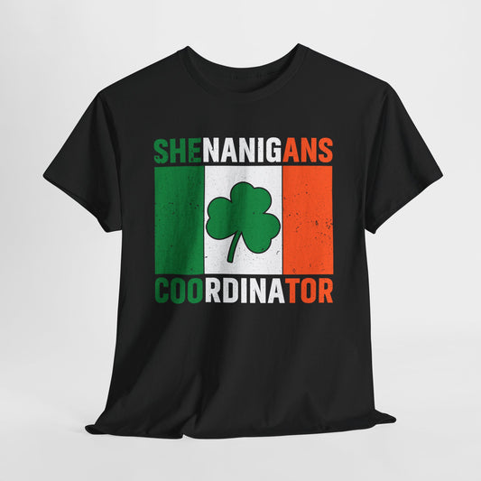 Coordinator T-Shirt For Shenanigans T Shirt For St. Paddy's Day TShirt For St. Patrick's Party Tee